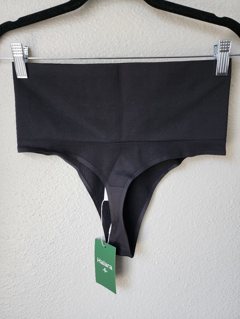 Halara OneForm Seamless Flow High Waisted Tummy Control Shapewear Thong Medium - Picture 6 of 7